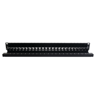 Patch Panel UTP Z-MAX de 24 Puertos, Precargado con Jacks Categoría 6, Plano, 1UR