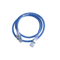 Patch Cord Z-MAX Cat6A S/FTP, CM/LS0H, 3ft, Color Azul