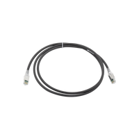 Patch Cord Z-MAX Cat6A S/FTP, CM/LS0H, 5ft, Color Negro, Versión Bulk (Sin Empaque Individual)