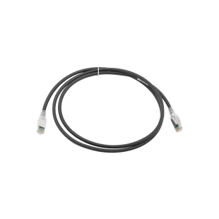 Patch Cord Z-MAX Cat6A S/FTP, CM/LS0H, 5ft, Color Negro, Versión Bulk (Sin Empaque Individual)