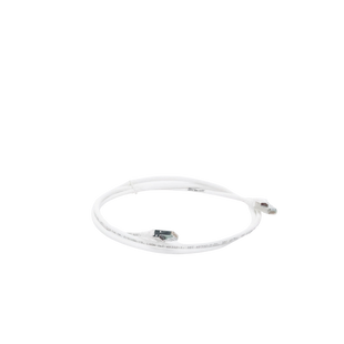 Patch Cord Z-MAX Cat6A S/FTP, CM/LS0H, 1.52 Metros (5 Pies), Color Blanco, Versión Bulk (Sin Empaque Individual)