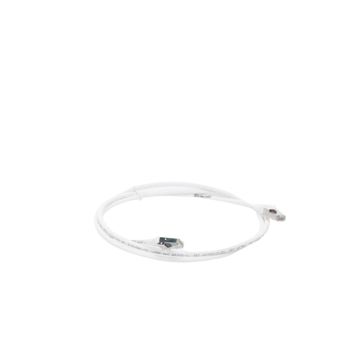 Patch Cord Z-MAX Cat6A S/FTP, CM/LS0H, 1.52 Metros (5 Pies), Color Blanco, Versión Bulk (Sin Empaque Individual)
