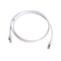 Patch Cord Z-MAX Cat6A S/FTP, CM/LS0H, 5ft, Color Blanco, Versión Bulk (Sin Empaque Individual)
