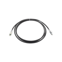 Patch Cord Z-MAX Cat6A S/FTP, CM/LS0H, 7ft, Color Negro