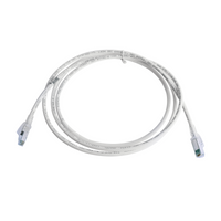 Patch Cord Z-MAX Cat6A S/FTP, CM/LS0H, 7ft, Color Blanco