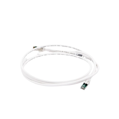 Patch Cord Z-MAX Cat6A S/FTP, CM/LS0H, 2.13 Metros (7 Pies), Color Blanco, Versión Bulk (Sin Empaque Individual)