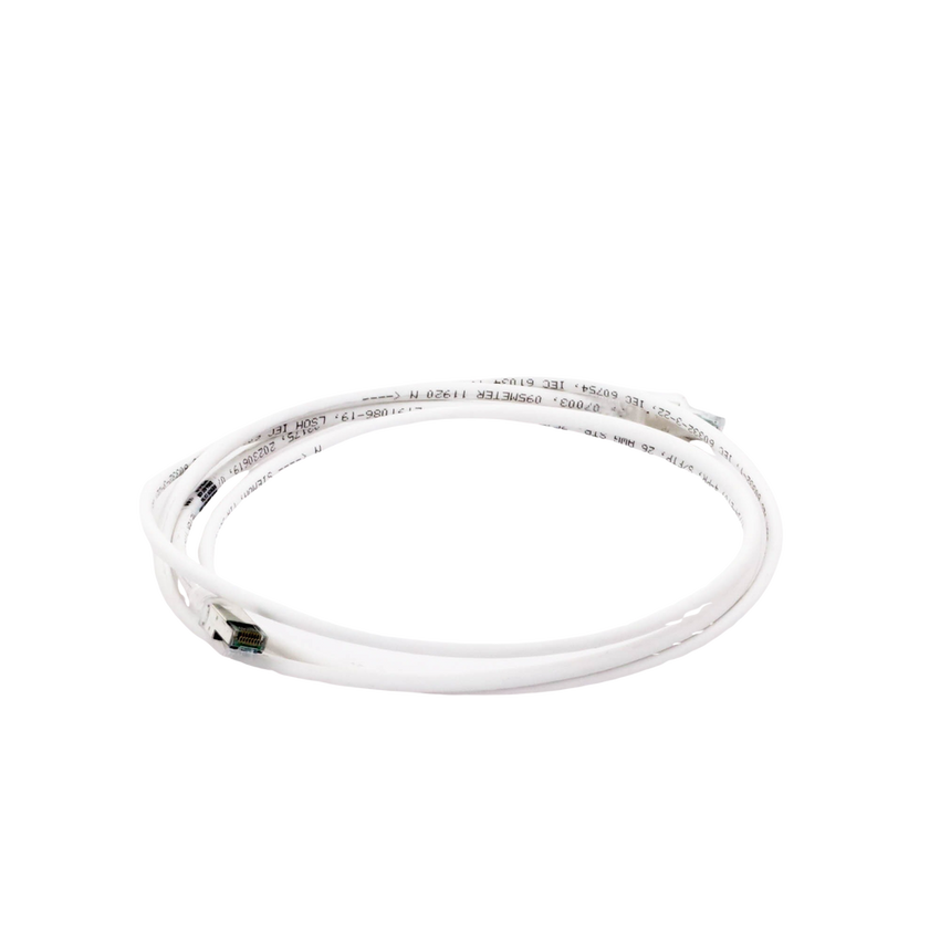 Patch Cord Z-MAX Cat6A S/FTP, CM/LS0H, 2.13 Metros (7 Pies), Color Blanco, Versión Bulk (Sin Empaque Individual)
