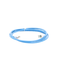 Patch Cord Z-MAX Cat6A S/FTP, CM/LS0H, 2.13 Metros (7 Pies), Color Azul, Versión Bulk (Sin Empaque Individual)