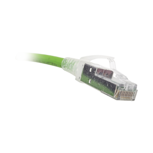 Patch Cord Z-MAX Cat6A S/FTP, CM/LS0H, 2.13 Metros (7 Pies), Color Verde, Versión Bulk (Sin Empaque Individual)