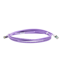 Patch Cord Z-MAX Cat6A S/FTP, CM/LS0H, 2.13 Metros (7 Pies), Color Violeta, Versión Bulk