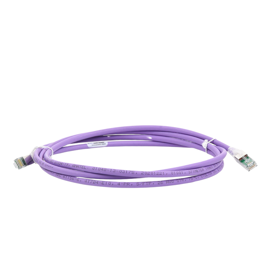 Patch Cord Z-MAX Cat6A S/FTP, CM/LS0H, 2.13 Metros (7 Pies), Color Violeta, Versión Bulk
