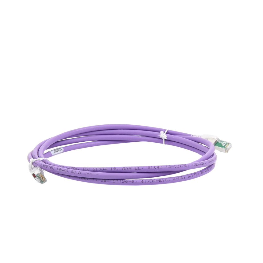 Patch Cord Z-MAX Cat6A S/FTP, CM/LS0H, 2.13 Metros (7 Pies), Color Violeta, Versión Bulk