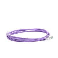 Patch Cord Z-MAX Cat6A S/FTP, CM/LS0H, 2.13 Metros (7 Pies), Color Violeta, Versión Bulk