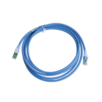 Patch Cord Z-MAX Cat6A S/FTP, CM/LS0H, 10ft, Color Azul