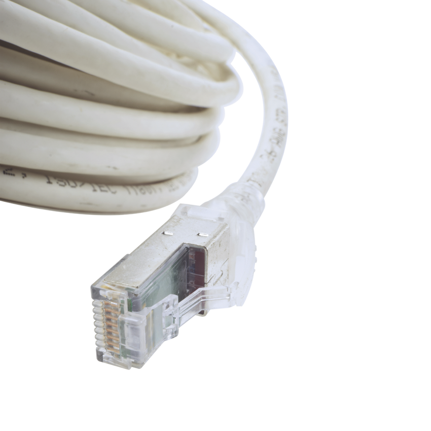 Patch Cord Z-MAX Cat6A S/FTP, CM/LS0H, 15.24 Metros (50 Pies), Color Blanco