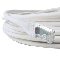 Patch Cord Z-MAX Cat6A S/FTP, CM/LS0H, 15.24 Metros (50 Pies), Color Blanco