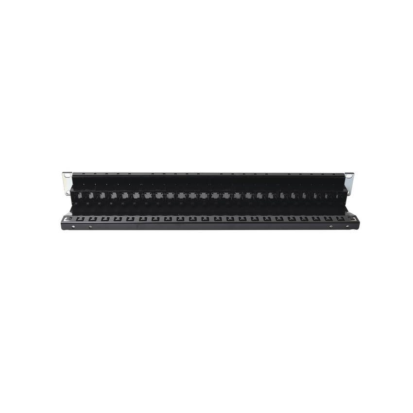 Patch Panel Z-Max, Blindado, de 24 Puertos, Modular (Vacío), Plano, 1UR