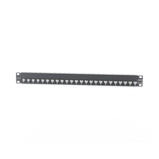 Patch Panel Z-Max, Blindado, de 24 Puertos, Modular (Vacío), Plano, 1UR