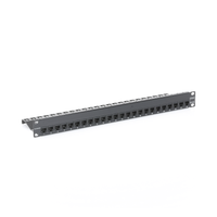Patch Panel Z-Max, Blindado, de 24 Puertos, Modular (Vacío), Plano, 1UR