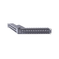 Patch Panel Z-MAX de 48 Puertos, Blindado, Modular (Vacío), Angulado, 1UR