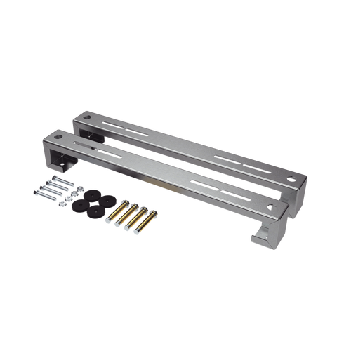 ZT-MPF-180 Base para piso universal ajustable para capacidades de 1 a 3 toneladas con pernos deslizables y amortiguación