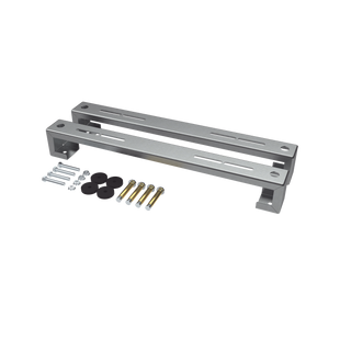 ZT-MPF-180 Base para piso universal ajustable para capacidades de 1 a 3 toneladas con pernos deslizables y amortiguación