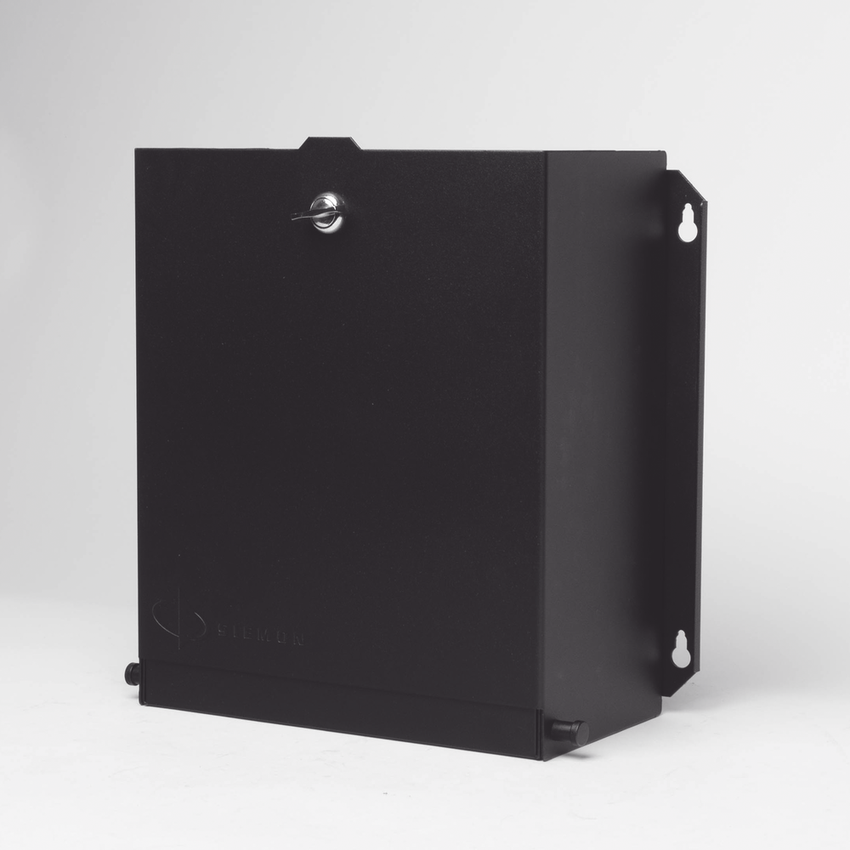 Caja de Zona (Punto de Consolidación), de 24 Puertos, Ideal para Soportar Cableado en una Gran Variedad de Áreas de Trabajo, Compatible con Conectores MAX, Z-MAX, o TERA, Color Negro