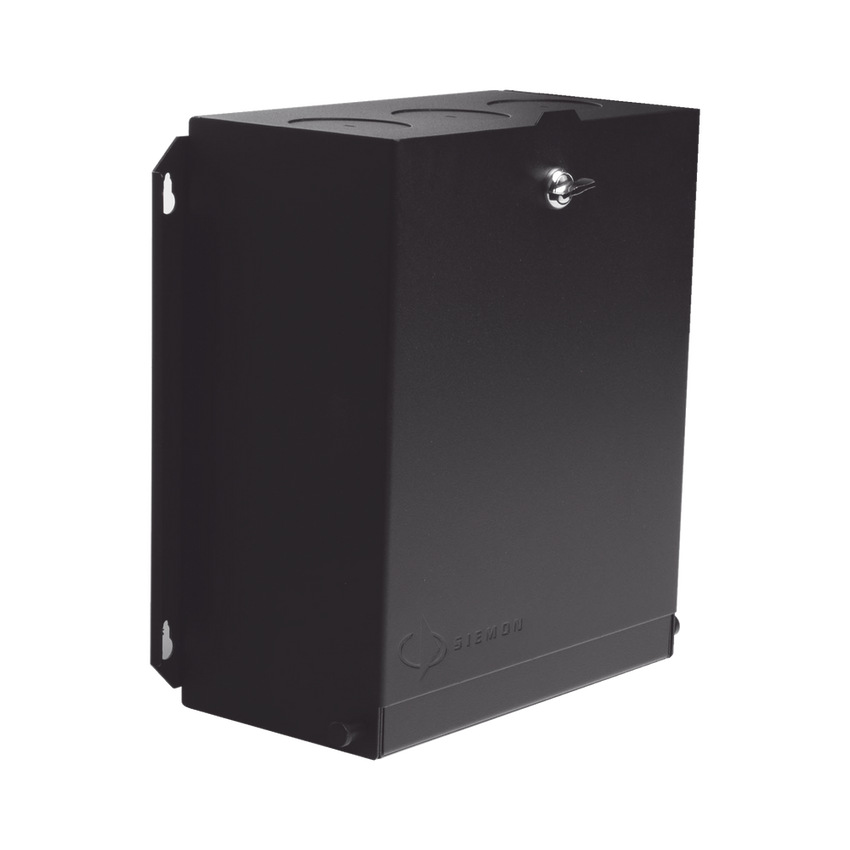 Caja de Zona (Punto de Consolidación), de 24 Puertos, Ideal para Soportar Cableado en una Gran Variedad de Áreas de Trabajo, Compatible con Conectores MAX, Z-MAX, o TERA, Color Negro