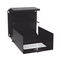 Caja de Zona (Punto de Consolidación), de 24 Puertos, Ideal para Soportar Cableado en una Gran Variedad de Áreas de Trabajo, Compatible con Conectores MAX, Z-MAX, o TERA, Color Negro