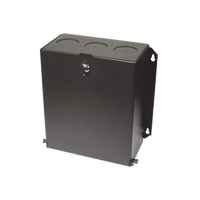 Caja de Zona (Punto de Consolidación), De 24 Puertos, Ideal para soportar cableado en una gran variedad de áreas de trabajo, compatible con Conectores MAX, Z-MAX, o TERA, Color Negro