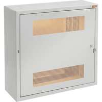 Gabinete Rack Horizontal D-Box 6U / Perfil Bajo 1219 mm x 610 mm x 313 mm / Acero RAL 7035 / Puerta 120° / Retail y Puntos Públicos