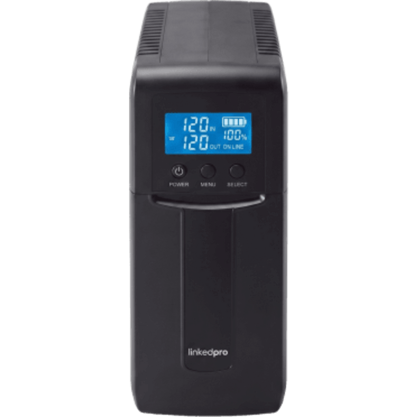 UPS de 850 VA/510 W, Topología Línea Interactiva, Entrada 120 Vca NEMA 5-15P, Tipo Mini Torre, Con 9 Tomas NEMA 5-15R