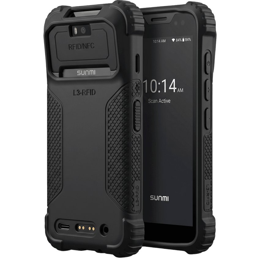Funda Protectora / Silicona Reforzada / Protección 1.5 m (4.9 ft) / SUNMI L3-RFID / Acceso Total Botones y Puertos / Compatibilidad Correas