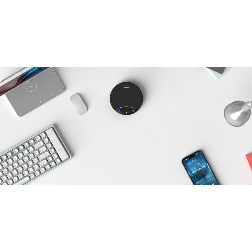 Altavoz USB SP92 de Yealink para Conferencias con Reducción de Ruido por IA y Bluetooth 5.3