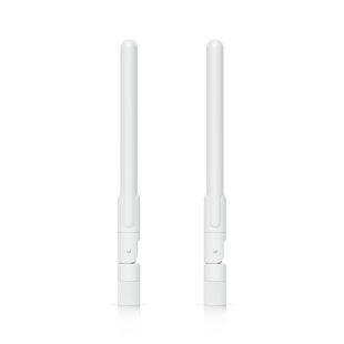Par de Antenas Omnidireccionales Ideales para el UK-Ultra. Incluye dos Antenas de Doble Banda con 3 dBi en 2.4 GHz y 4 dBi en 5 GHz
