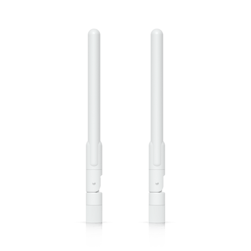 Par de Antenas Omnidireccionales Ideales para el UK-Ultra. Incluye dos Antenas de Doble Banda con 3 dBi en 2.4 GHz y 4 dBi en 5 GHz