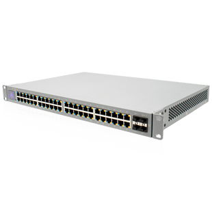 Switch Administrado 48 Puertos PoE+ / 740W PoE Budget / 16 Puertos 2.5 Gbps + 32 Puertos 1 Gbps / 4 Puertos SFP+ 10 Gbps / Bluetooth Setup / Cloud Management / VLAN Stacking / Rackmontable