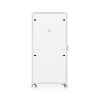 UACC Rack Cabinet 42U (600 × 1000 mm) – Gabinete de Piso Totalmente Ensamblado con Ventiladores Integrados, Paneles Removibles, Ruedas con Seguro y Puerta Frontal de Vidrio Templado