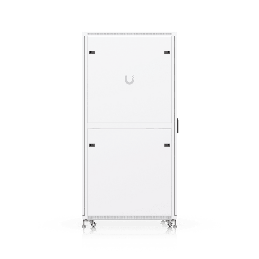 UACC Rack Cabinet 42U (600 × 1000 mm) – Gabinete de Piso Totalmente Ensamblado con Ventiladores Integrados, Paneles Removibles, Ruedas con Seguro y Puerta Frontal de Vidrio Templado