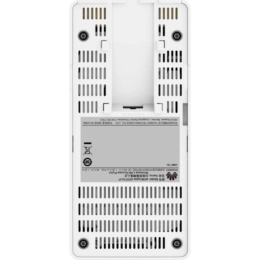 Access Point Wi-Fi 7 de Pared / BE3600 Dual-Band 3.57 Gbps3.5 Gbps / 2x2 MU-MIMO / 4096-QAM / MLO / Puerto Uplink 2.5GE PoE In / 5 Puertos GE Downlink (2 PoE Out) / Antenas Inteligentes / Libre de Licenciamiento