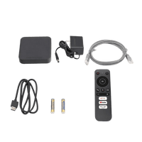 STB 4K Android con Google TV / Alto Rendimiento / Conexión Wi-Fi y por Cable / Control Remoto Bluetooth / Salida HDMI / Software de Gestion para ISP´s