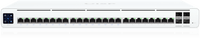 UISP Switch Pro – Switch PoE de 220 W (27 V) con 24 Puertos GbE, 16 Puertos PoE Pasivo 27 V y 4 Puertos SFP+ 10G