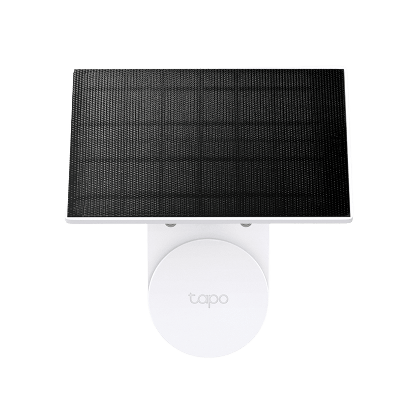 Panel Solar / 2.5 W Máximo / 5.2 V Voltaje / IP65 / Cable 4 m (13.1 ft) / Compatible Cámaras Tapo / Tipo-C + Micro USB / Montaje Ajustable