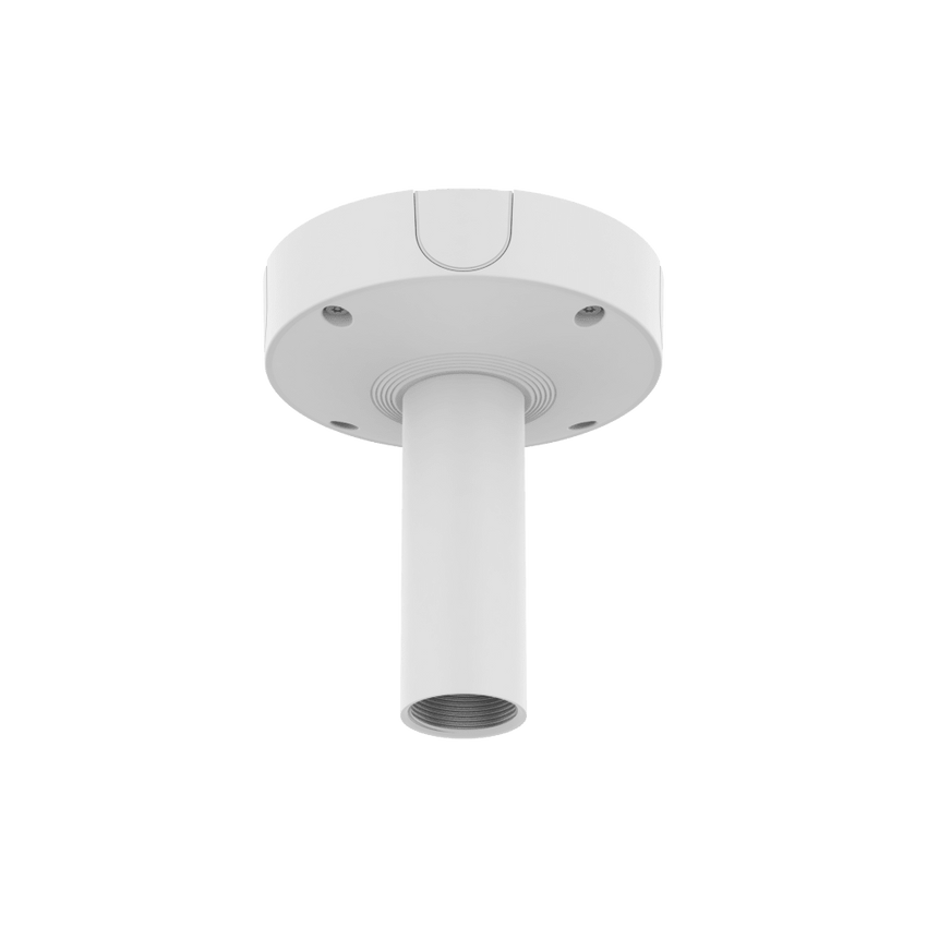 Base de Montaje para Techo SBP-180CMB / Aluminio / Color Blanco RAL9003 / Diámetro 180 mm / Peso 970 g / Tornillo TR30 / Orificio Conduit 19.1 mm / Compatible con Múltiples Modelos Hanwha