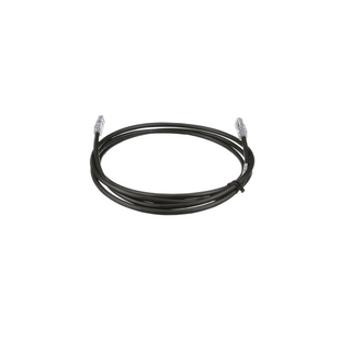 Cable de Parcheo UTP, Cat6A, 24 AWG, CM, Color Negro, 3.05 Metros (10 Pies)