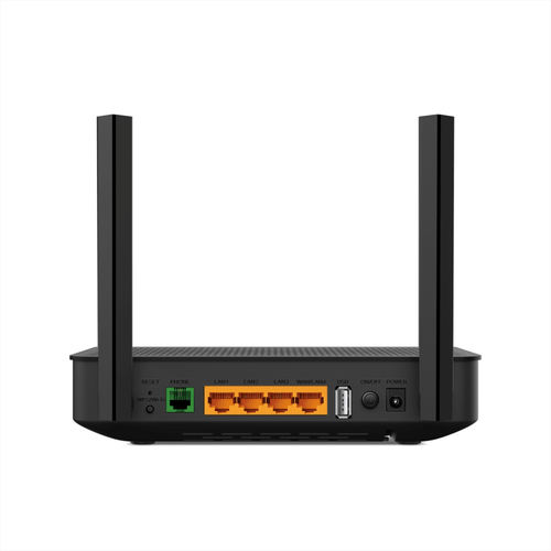 ONU/ONT - XPON Router WIFI AX 3000 / 1 Puerto PON SC/APC / 1 Puerto FXS (RJ11) / 1 Puerto WAN/LAN Gigabit / 3 Puertos LAN 10/100/1000 MBPS / Compatible con EasyMesh /  Soporta AgiNet Config - AgiNet ACS (herramienta de gestón remota)
