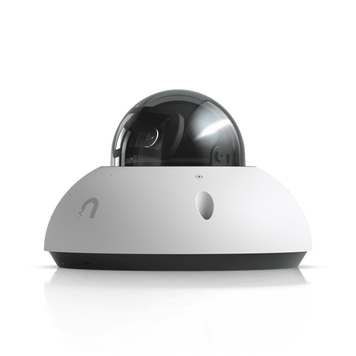 UniFi G6 Dome – Cámara 4K Antivandálica y Todo Clima con Sensor de 8 MP (1/1.8”), Motor de IA Multi-TOPS y Visión Nocturna Infrarroja de Largo Alcance