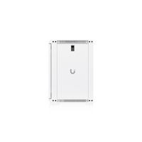 UACC Rack Cabinet 12U (550x 450 mm) - Gabinete Cerrado para Montaje en Pared con Puerta Frontal Perforada, Totalmente Ensamblado con Ventiladores Integrados y Paneles Removibles