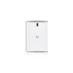 UACC Rack Cabinet 12U (550x 450 mm) - Gabinete Cerrado para Montaje en Pared con Puerta Frontal Perforada, Totalmente Ensamblado con Ventiladores Integrados y Paneles Removibles