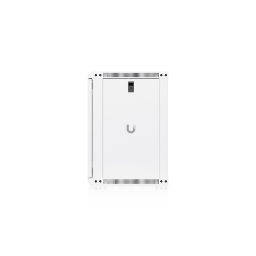 UACC Rack Cabinet 12U (550x 450 mm) - Gabinete Cerrado para Montaje en Pared con Puerta Frontal Perforada, Totalmente Ensamblado con Ventiladores Integrados y Paneles Removibles